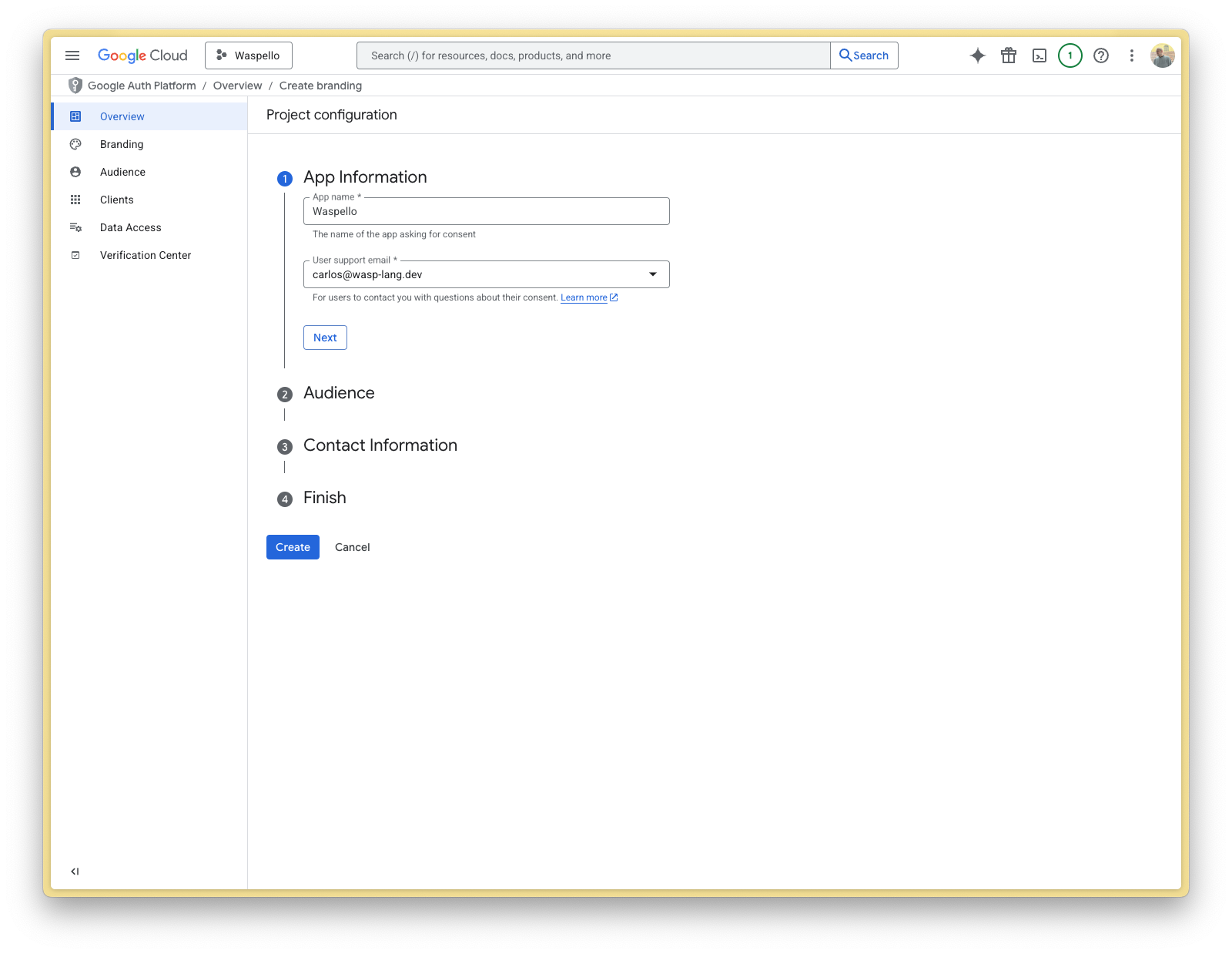Google Console Screenshot 5